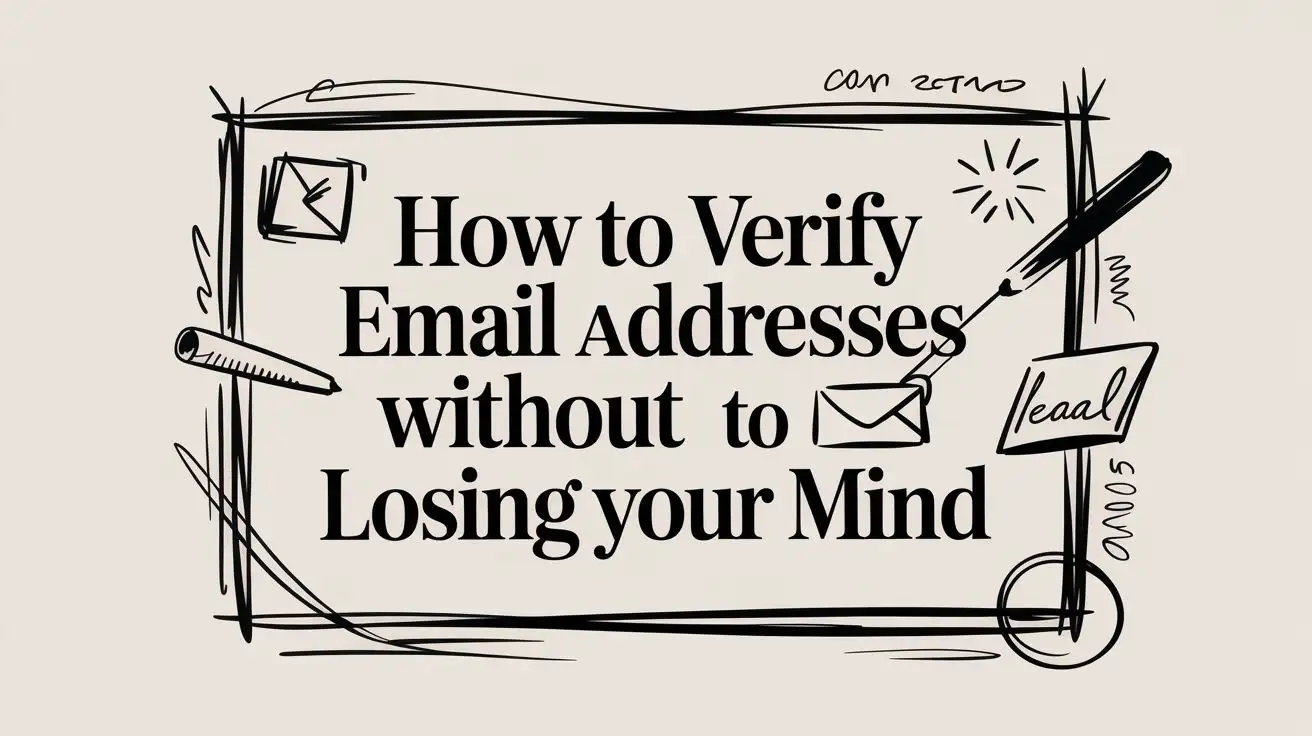 How To Verify Email Addresses Without Losing Your Mind