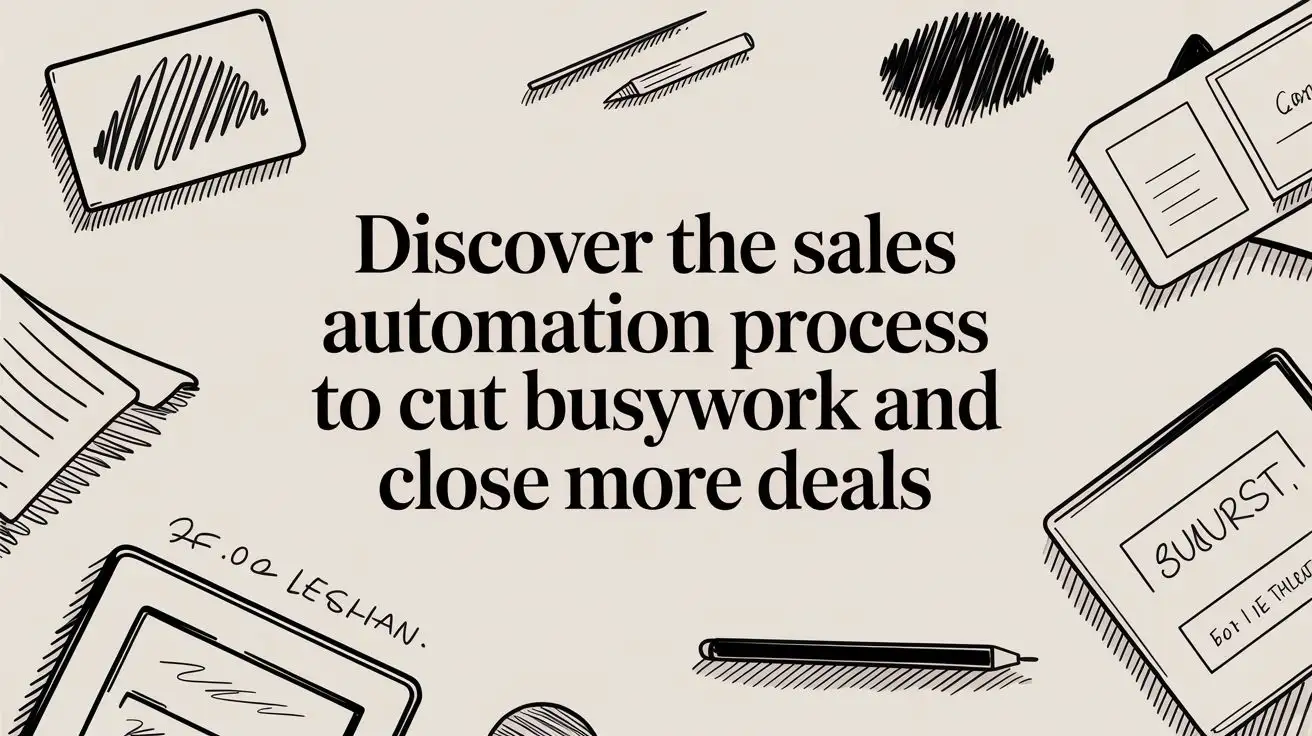 Discover the sales automation process to cut busywork and close more deals